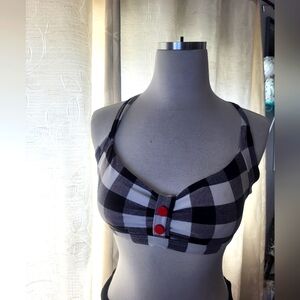 Push Up Vintage Bikini Swimsuit Top